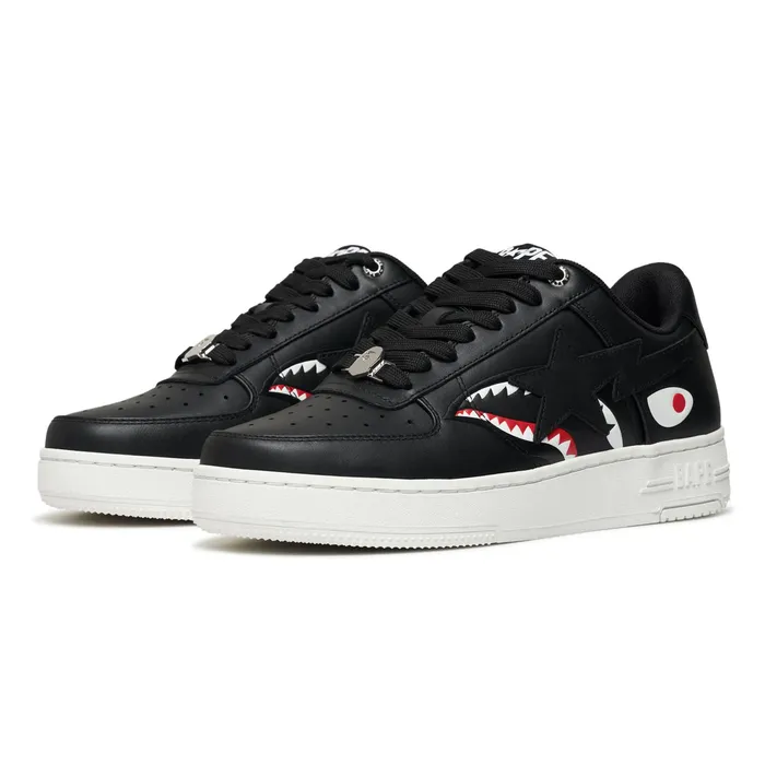 A Bathing Ape Bape Sta Low Shark Pack Black