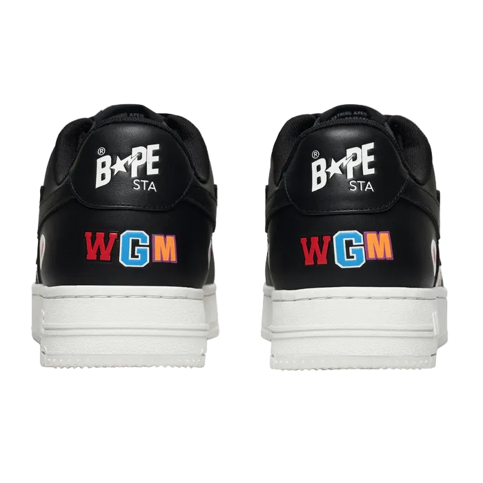 A Bathing Ape Bape Sta Low Shark Pack Black