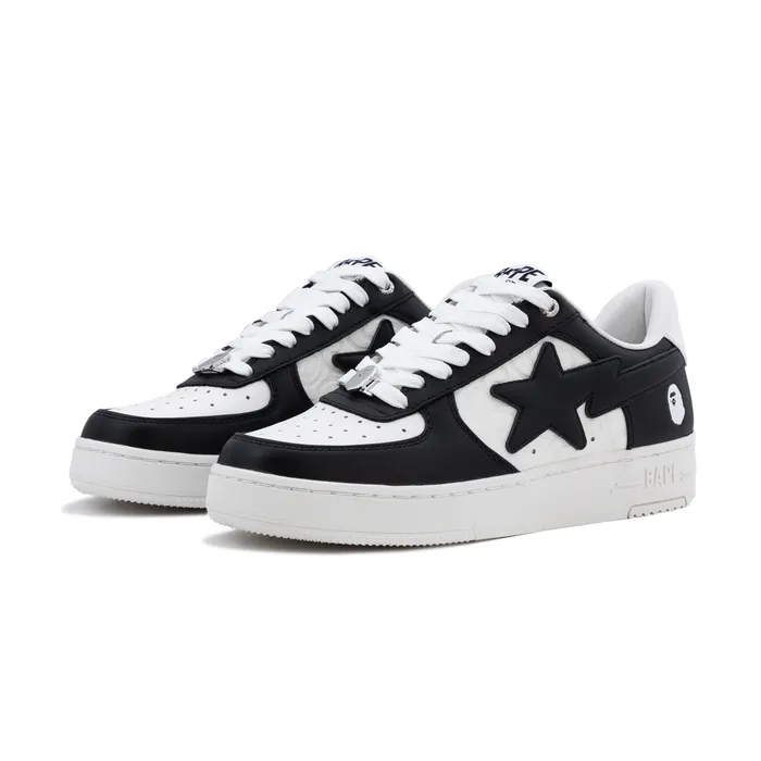 A Bathing Ape Bape Sta Low #3 White Black Cloud Camo