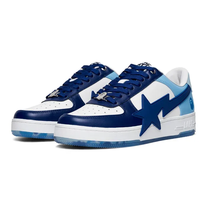 A Bathing Ape Bape Sta OS White Blue University Blue
