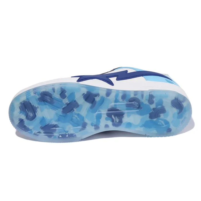 A Bathing Ape Bape Sta OS White Blue University Blue