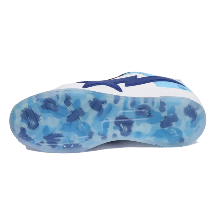 A Bathing Ape Bape Sta OS White Blue University Blue