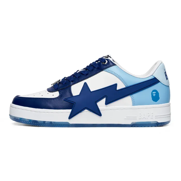 A Bathing Ape Bape Sta OS White Blue University Blue