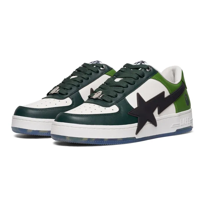 A Bathing Ape Bape Sta OS White Green