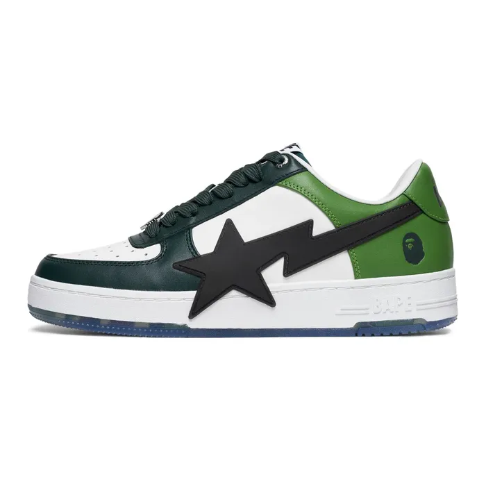 A Bathing Ape Bape Sta OS White Green
