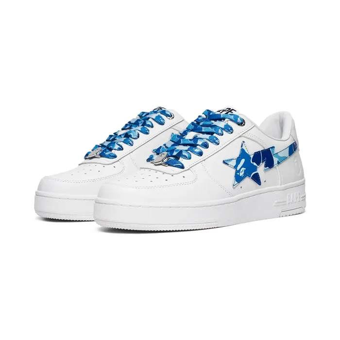 A Bathing Ape Bape Sta Low ABC Camo White Blue (2025)