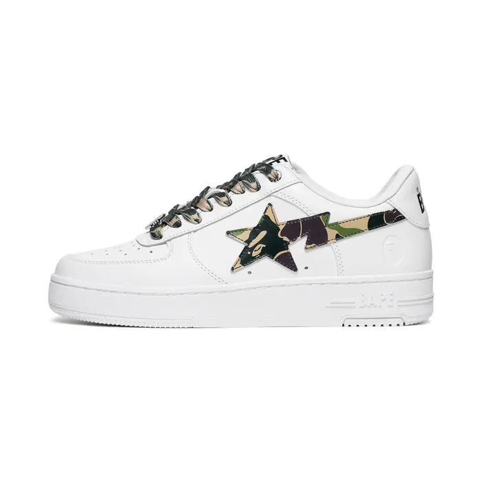 A Bathing Ape Bape Sta Low ABC Camo White Green (2025)