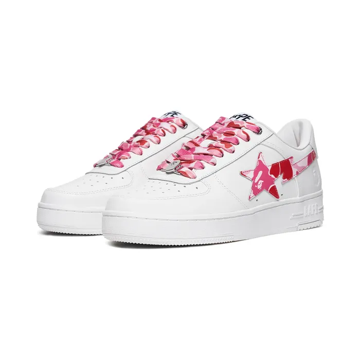 A Bathing Ape Bape Sta Low ABC Camo White Pink (2025)