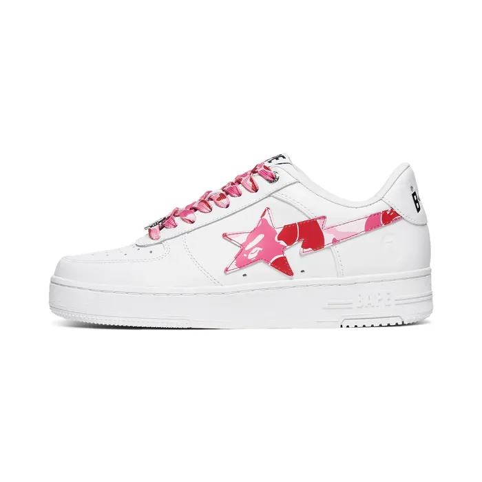 A Bathing Ape Bape Sta Low ABC Camo White Pink (2025)