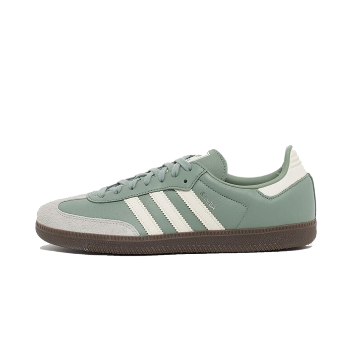 adidas Samba OG Silver Green Chalk White