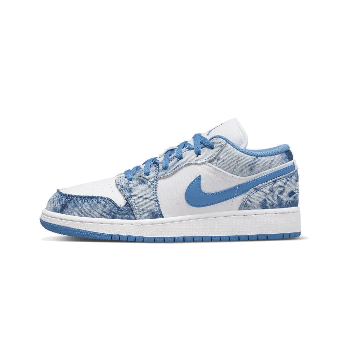 Air Jordan 1 Low Washed Denim (GS) - Sneaker Lane