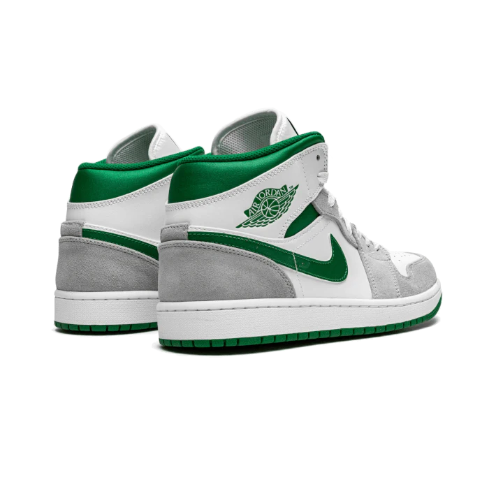 Air Jordan 1 Mid Grey Green - Sneaker Lane