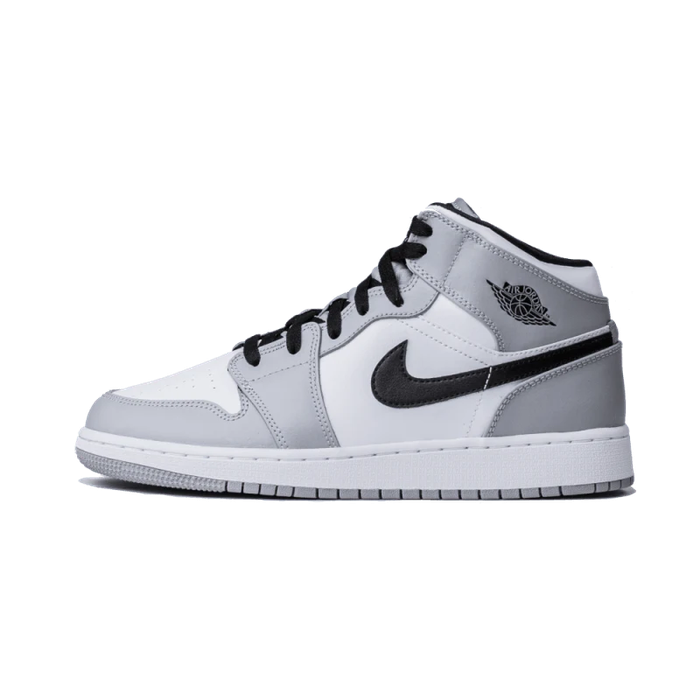 Air Jordan 1 Mid Light Smoke Grey (GS) - Sneaker Lane