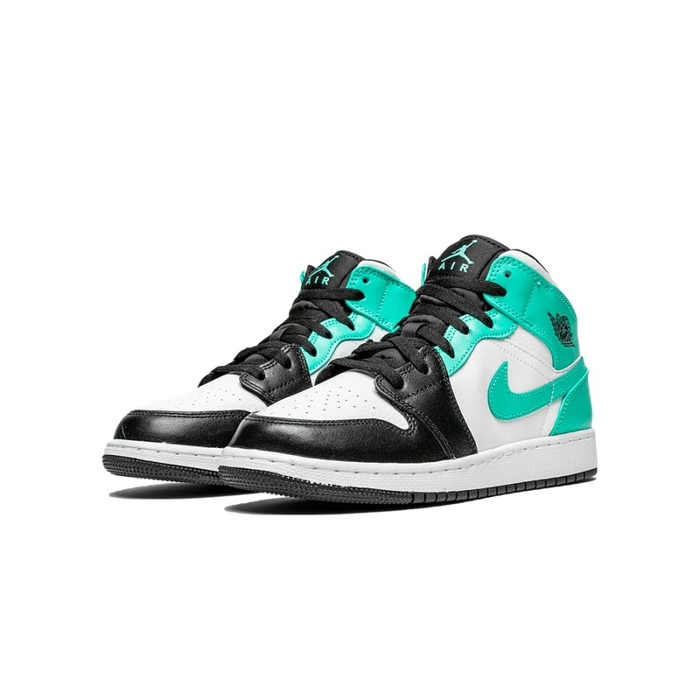 Air Jordan 1 Mid Igloo Island Green (GS) - Sneaker Lane
