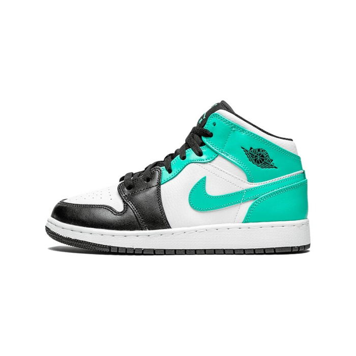 Air Jordan 1 Mid Igloo Island Green (GS) - Sneaker Lane