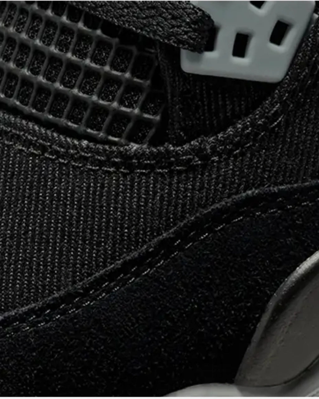 Air Jordan 4 Retro SE Black Canvas (GS)