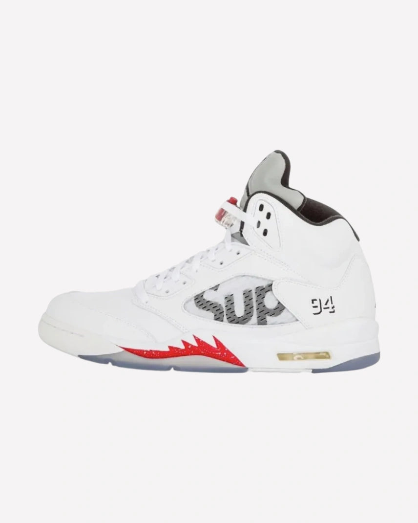 Air Jordan 5 Retro Supreme White