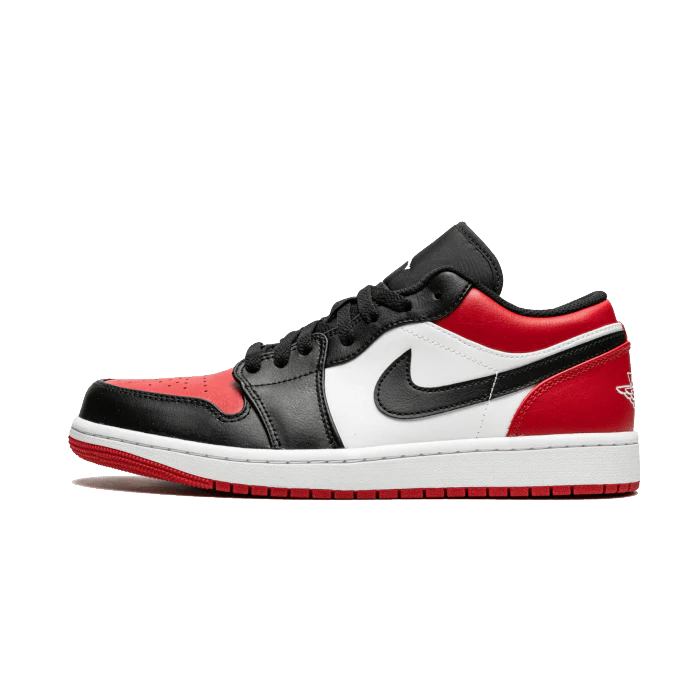 Air Jordan 1 Low Bred Toe - Sneaker Lane