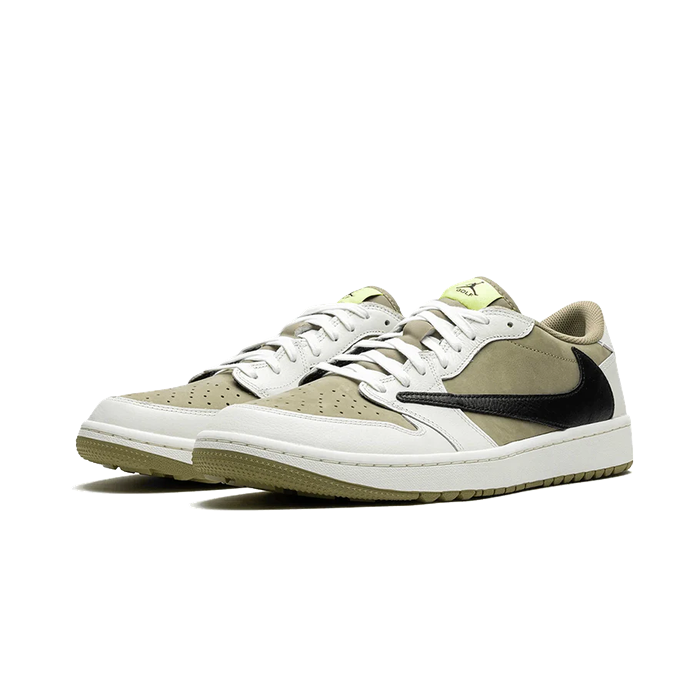 Air Jordan 1 Low Golf x Travis Scott Neutral Olive - Sneaker Lane