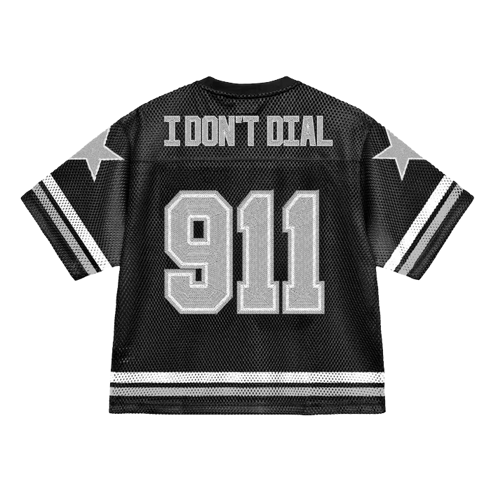 Bravest Studios Black 911 Football Jersey - Sneaker Lane