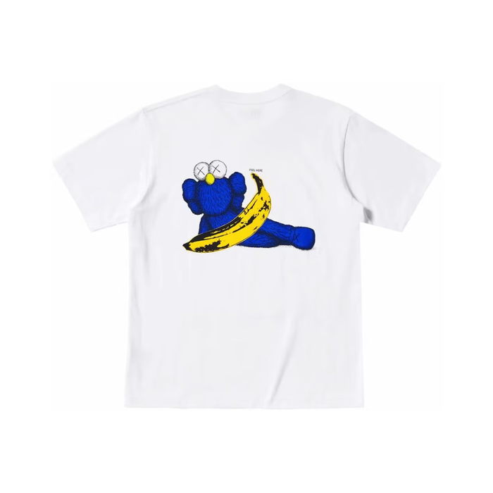 KAWS-Camiseta-Blanca -Banana- Sneaker Lane