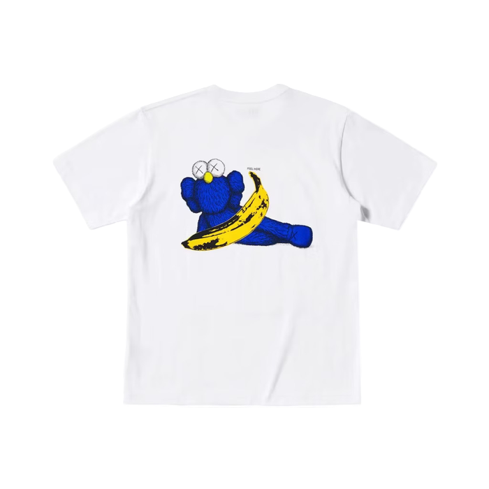 KAWS-Camiseta-Blanca -Banana- Sneaker Lane