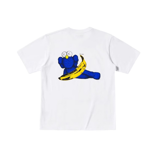 KAWS-Camiseta-Blanca -Banana- Sneaker Lane