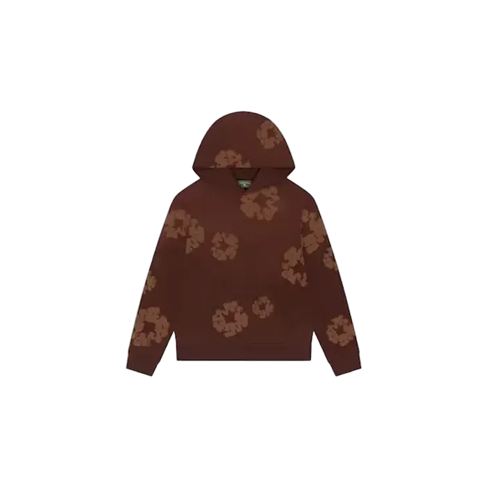 Denim Tears Mono Cotton Wreath Hoodie Brown