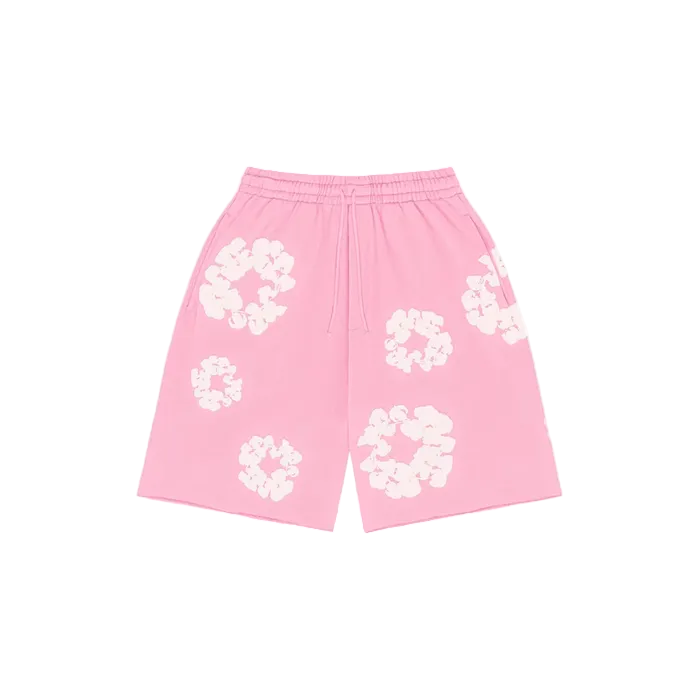 Denim Tears The Cotton Wreath Shorts Pink