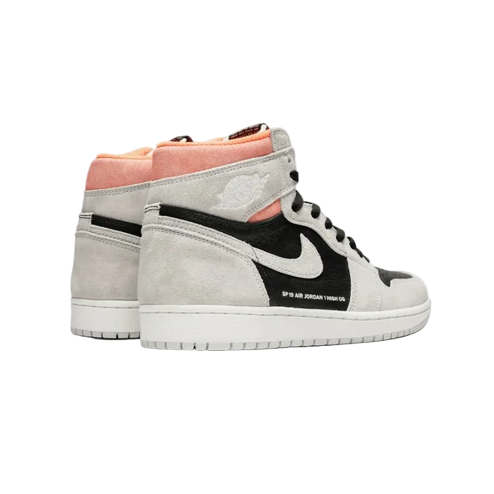 Air Jordan 1 Retro High Neutral Grey Hyper Crimson
