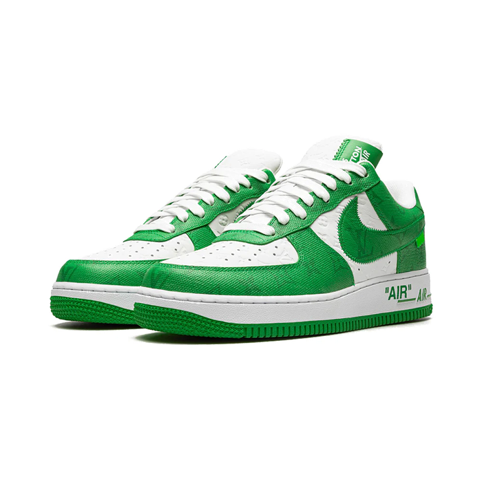 Louis Vuitton Nike Air Force 1 Low By Virgil Abloh White Green