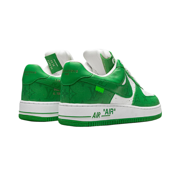 Louis Vuitton Nike Air Force 1 Low By Virgil Abloh White Green
