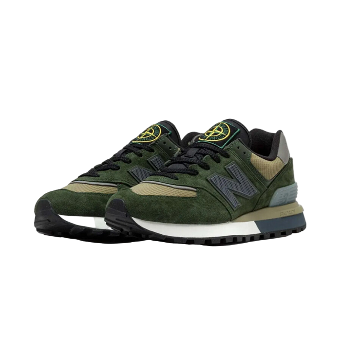 New Balance 574 Legacy Stone Island Dark Green - Sneaker Lane
