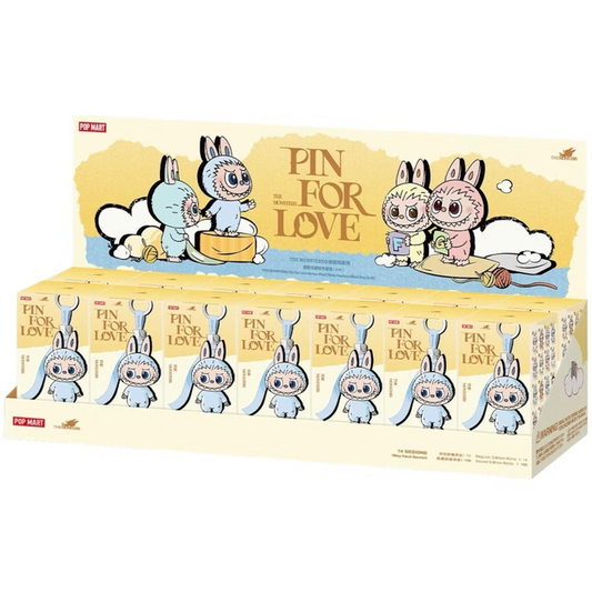 Pop Mart Labubu The Monsters Pin for Love Series Vinyl Plush Pendant (A-M) Sealed Case