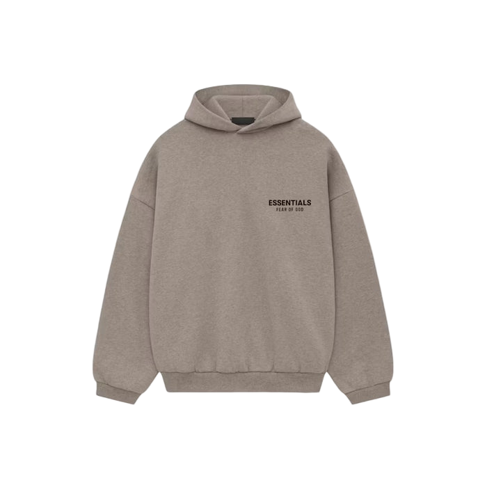 Fear of God Essentials Fleece Hoodie (FW24) Heather Gray