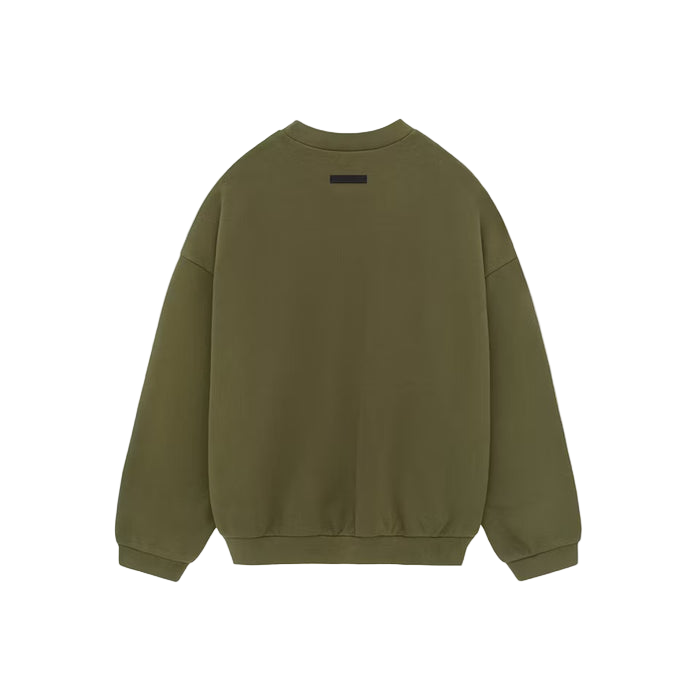 Fear of God Essentials Fleece Crewneck Military