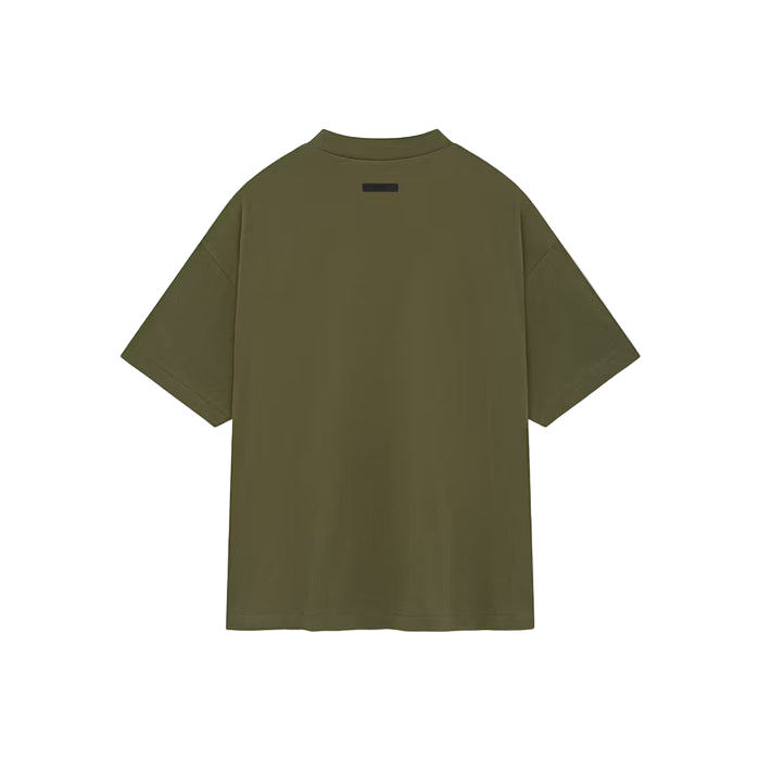 Fear of God Essentials Jersey Crewneck Tee Military