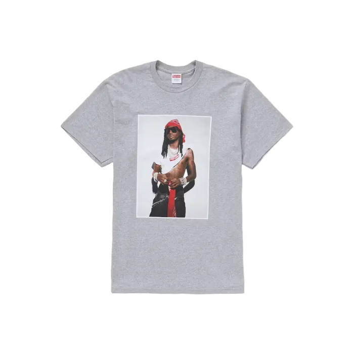 Supreme Playboi Carti Tee Heather Grey