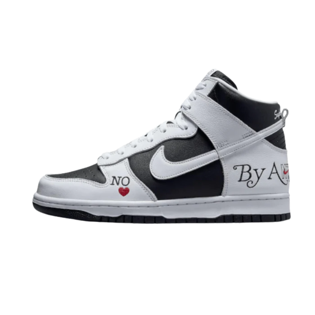 Nike SB Dunk High Supreme By Any Means Black White
