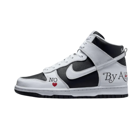 Nike SB Dunk High Supreme By Any Means Black White - Sneaker Lane