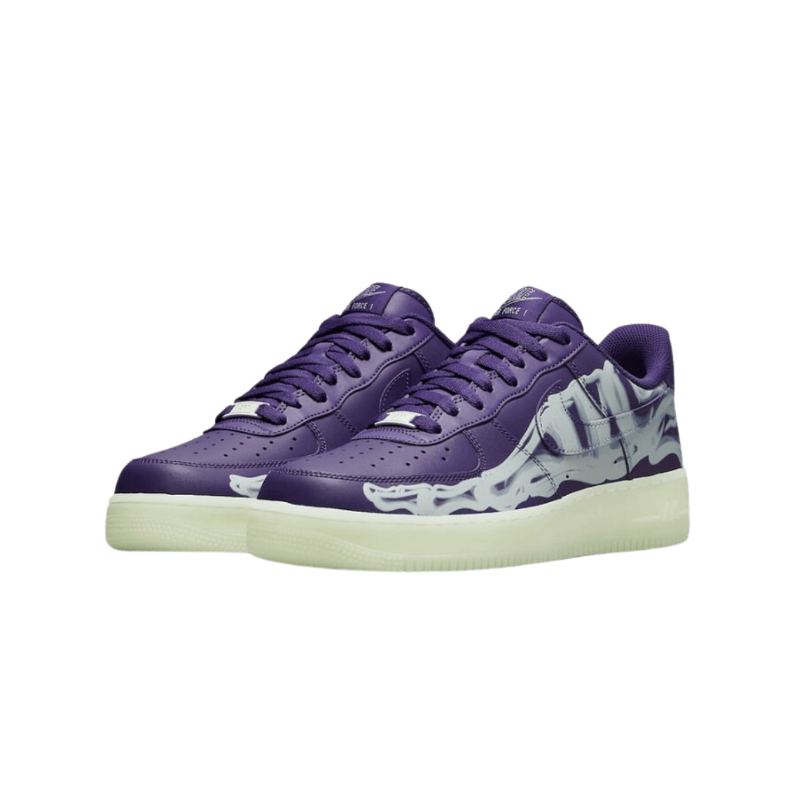 Nike Air Force 1 Low Purple Skeleton - Sneaker Lane