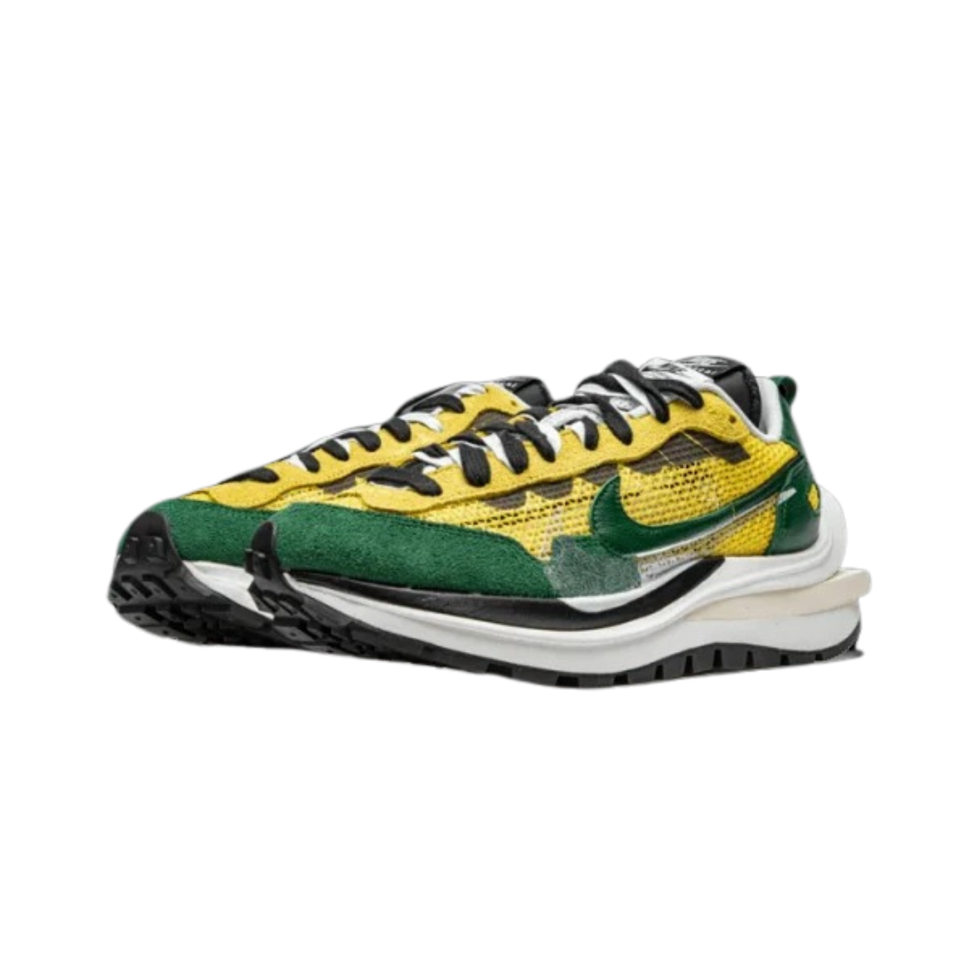Nike sacai Vaporwaffle Tour Yellow Stadium Green