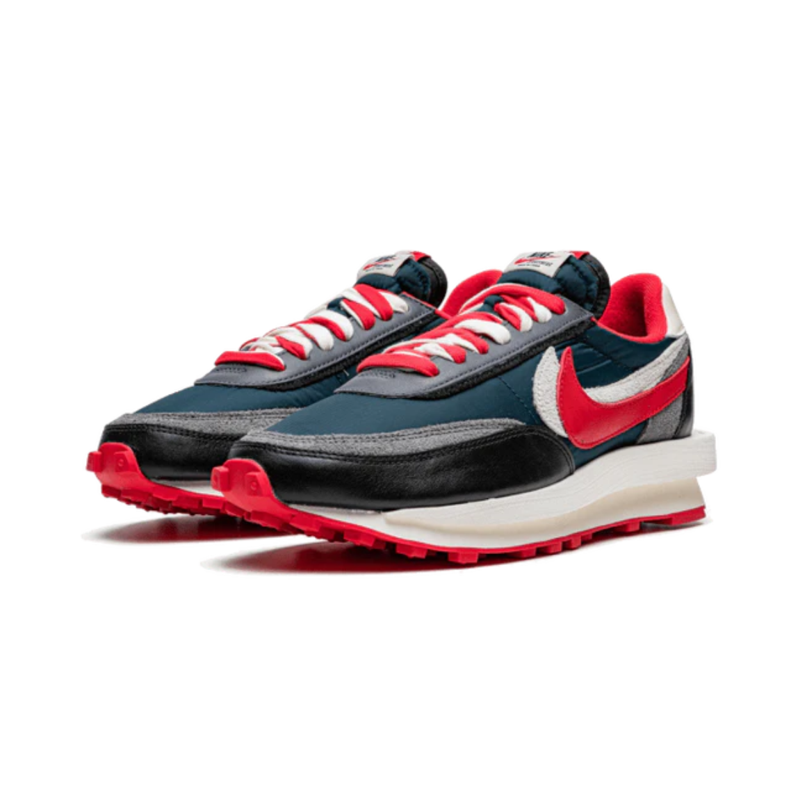 Nike LD Waffle sacai Undercover Midnight Spruce University Red - Sneaker Lane