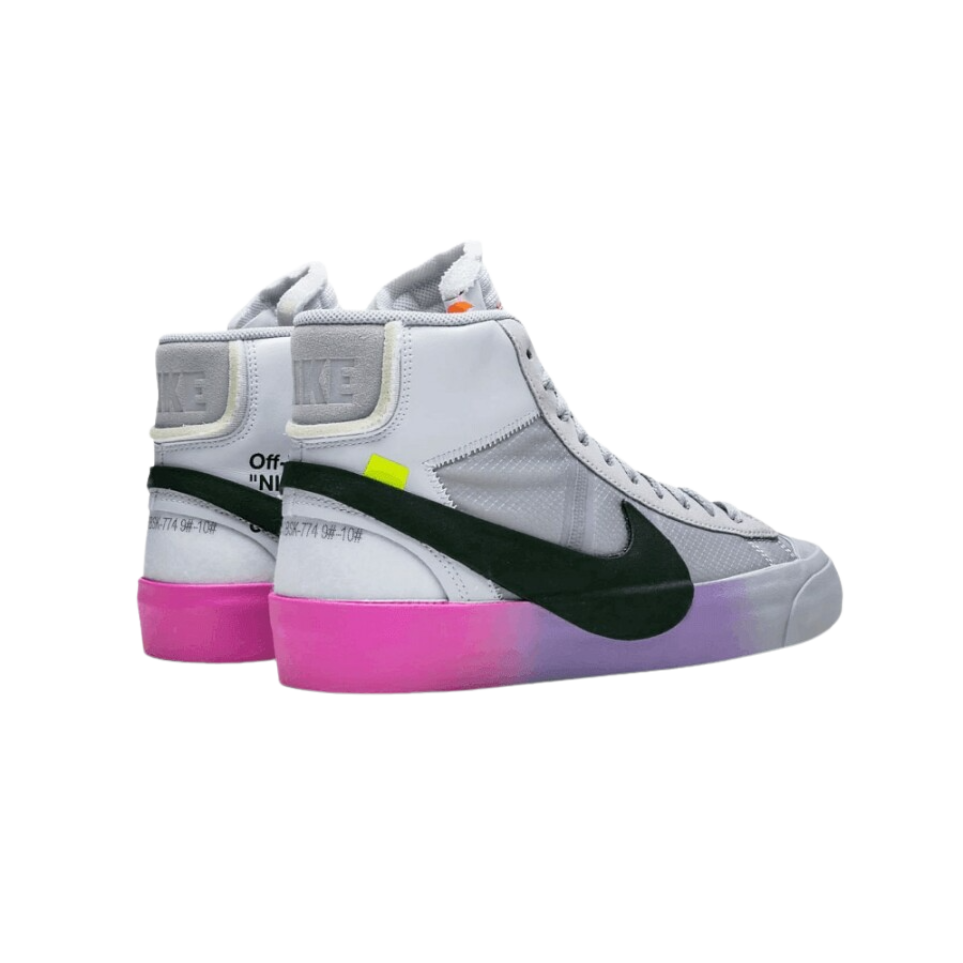 Nike Blazer Mid Off-White Wolf Grey Serena Queen - Sneaker Lane