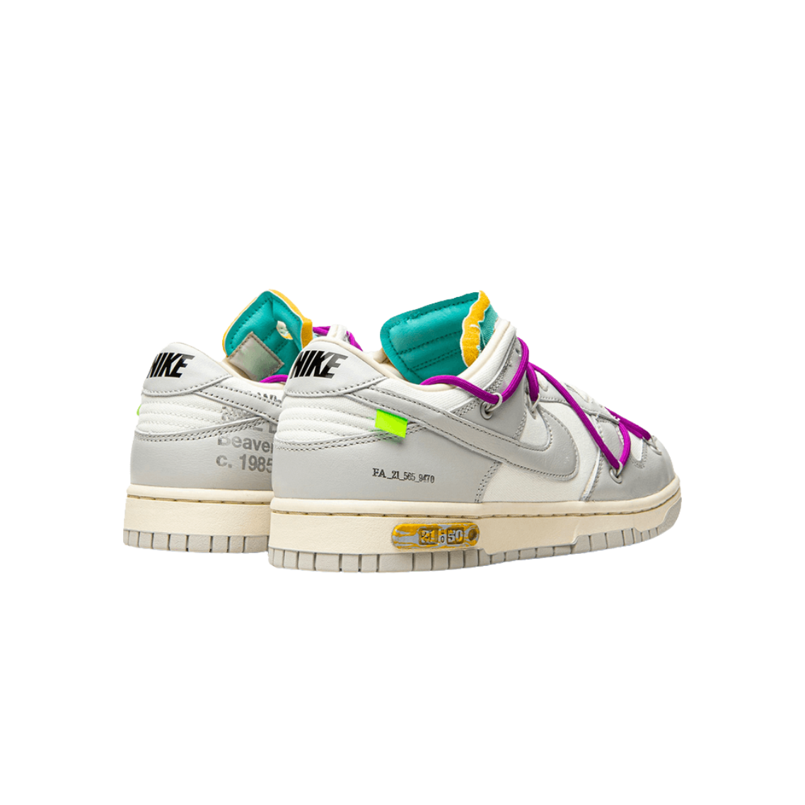 Nike Dunk Low Off-White Lot 21 - Sneaker Lane
