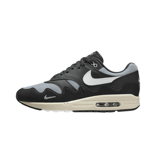 Nike Air Max 1 Patta Waves Metallic Silver White Black - Sneaker Lane