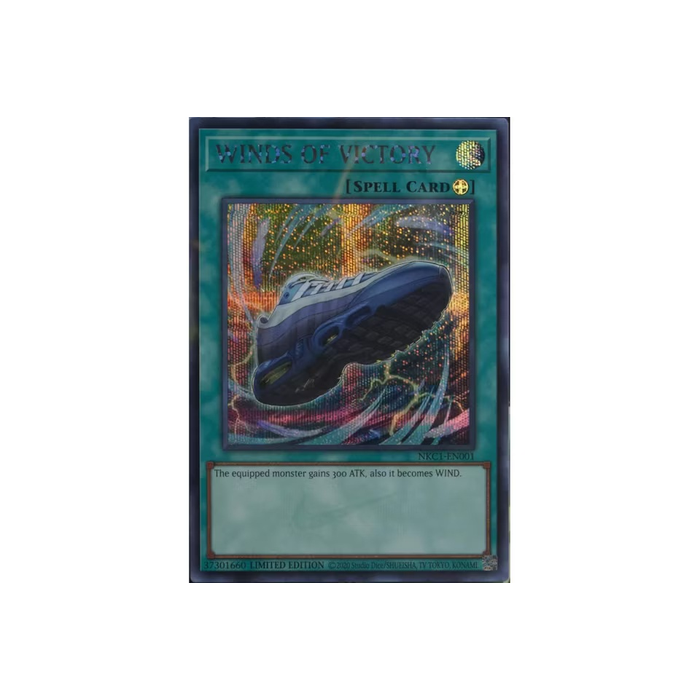 Yu-Gi-Oh x Nike Winds of Victory Air Max Muscle 95 Spell Card Ungraded