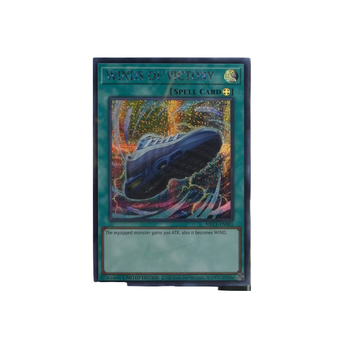 Yu-Gi-Oh x Nike Winds of Victory Air Max Muscle 95 Spell Card Ungraded
