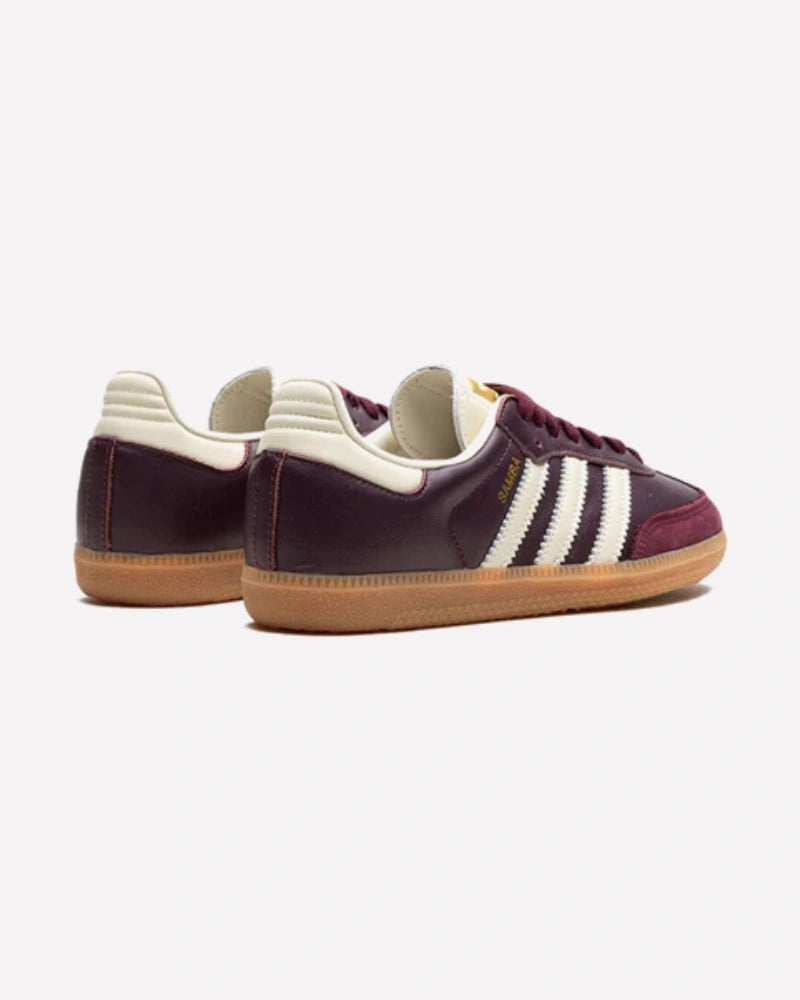 adidas Samba OG Maroon Gold Metallic