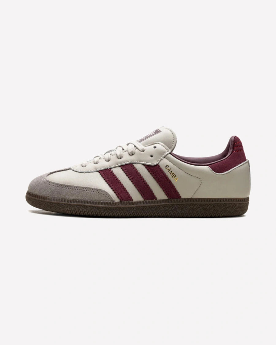adidas Samba OG Putty Grey Maroon